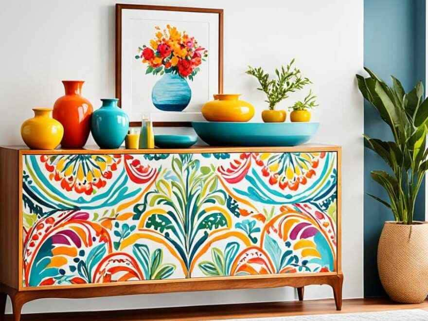 Aparador Colorido para Sala: Estilo e Cor em Casa