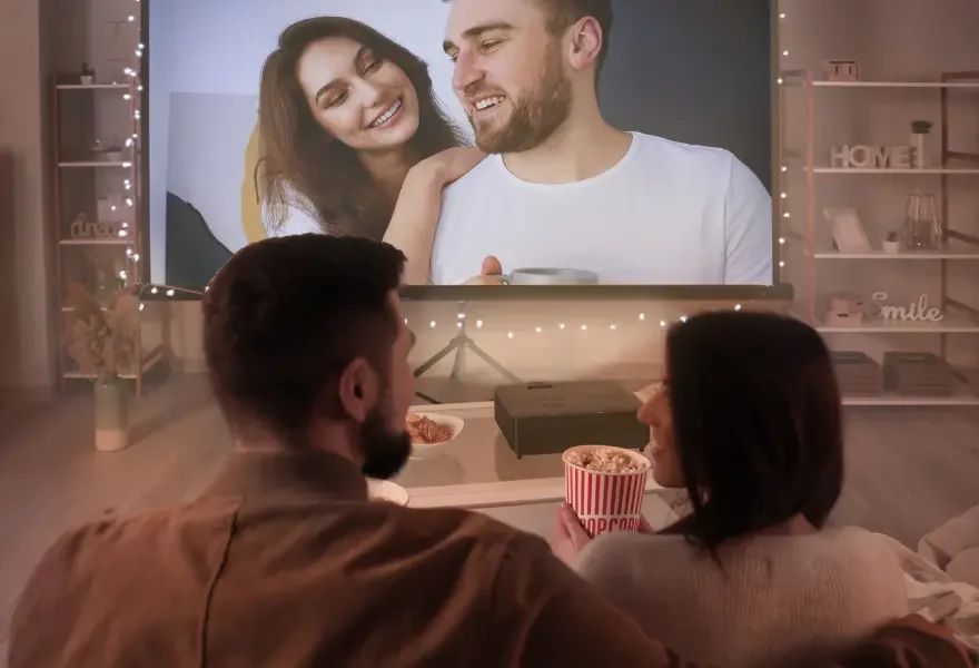 como transformar qualquer ambiente em um cinema com TV online