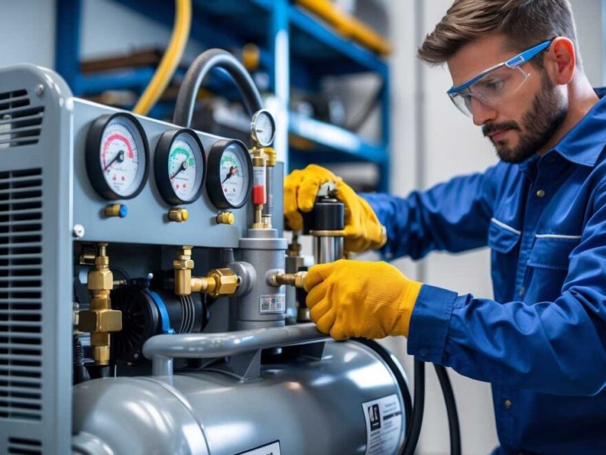 Compressor de ar profissional: como escolher sem errar na pressão e no volume